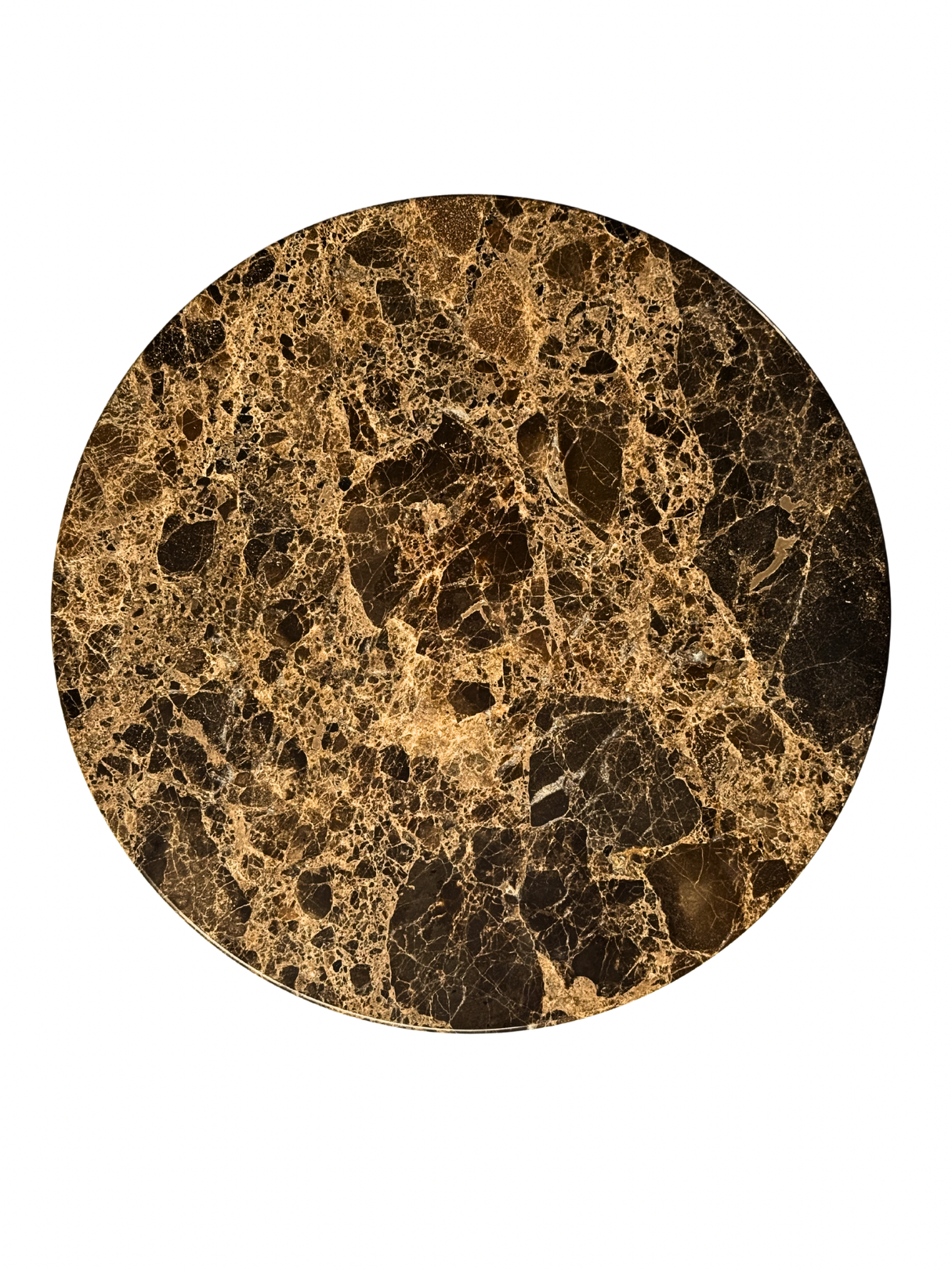 plateau marmer rond